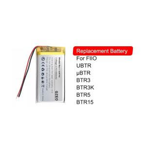 호환 FIIO UBTR BTR BTR3 BTR3K BTR5 BTR15 음악 플레이어용 교체 배터리
