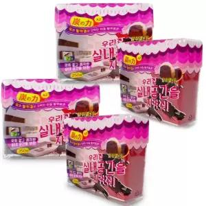 우리집 실내공간을 지켜줘 숯 탈취겔 탈취제 실내공간용 250g 4개