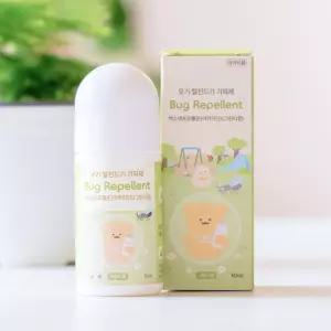 아가드 아기 모기기피제 진드기 벌레 퇴치제 벅스넷프로롤온 이카리딘 그린티향 50ml 볼타입