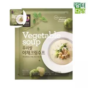 청정원 우리쌀 야채크림 X 60g 수프 5개 간식 쌀수프
