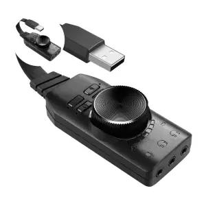 라이브믹싱 외장형 USB 사운드카드 게임용 7.1채널 서라