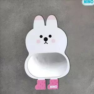 안전 아동 거울 토끼 유아 거울 벽걸이 놀이 보드 인테리어