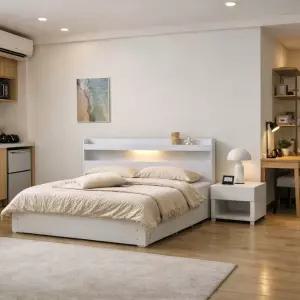 이솝 LED 서랍형침대 SS (7존 독립스프링) ES11