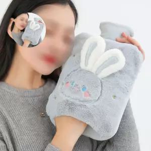 주머니 따뜻한 포근 물주머니 토끼 1리터 보온 극세사