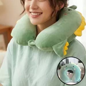 메모리폼목베개 휴대용 목쿠션 여행용 기내용 목베개