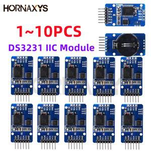 호환 1-10PCS/DS3231 IIC 모듈 정밀 클럭 모듈 DS3231SN /DS3231M 메모리 실시간 3 3V/5V For Raspberry Pi