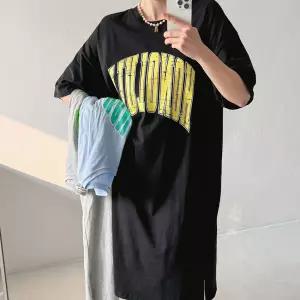 [옷자락] 여성 빈티지 프린트 대형 사이즈 등원복 홈웨어 롱드레스