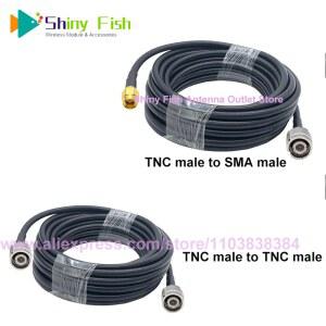 호환 RG58 TNC - SMA/TNC 수형 커넥터 RTK GNSS 안테나용 연장 동축 케이블 BT-160 BT-290 BT-300S BT-800D EM-500 1M/ /5M