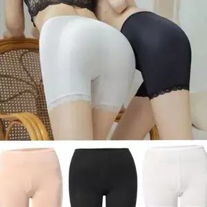 얇은 여성 속바지 비침방지 여성 3부 속바지 레이스 데일리 여름