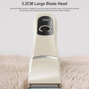 호환 강아지 키트 4-in-1 USB 충전식 전기 면도기 그라인더 애완동물 키트 강아지 닥스훈트 가정용 실내 발톱 관리