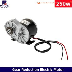 12V 250W 기어 감속 모터 스쿠터 브러시드 DC (전동 자전거 모페드 자동차용)