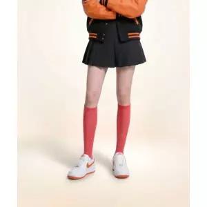 ROMANTIC TIGER Basic Knee Color Tights (coral)