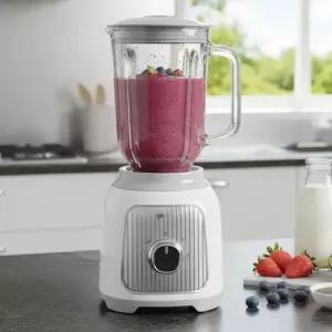 키친아트JS0002 포이베 유리 믹서기 1.5L 글라스블랜더 화이트 (46175990)