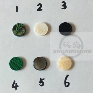 호환 51pcs 트럼펫 손가락 단추 진주 세트 진주/조개/황동 부품