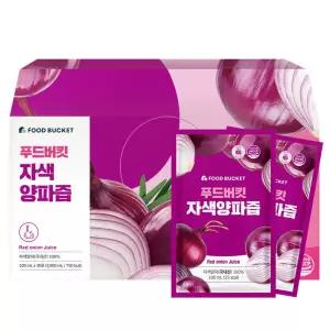 푸드버킷 물없이 통째로 착즙한 자색양파즙 30포, 1개 [원산지:국산(전라남도 무안군) 등]