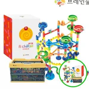 3WC 롤러코스터 탑 108피스 유아 과학교구 연결기둥 어린이집 조립완구 과학원리교구