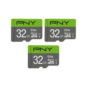 PNY 32GB 엘리트 클래스 10 U1 - 카드 마이크로SDHC 메모리 플래시 100M DS-ZX