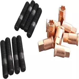 터보 매니폴드 볼트 쉐보레 크루즈 소닉 트랙스 4CYL 1.4L용 뷰익 앙코르용 너트 M8X45 장착
