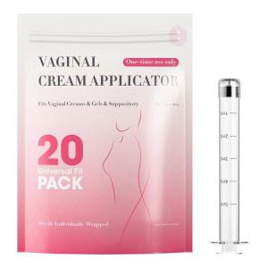 용량 측정이 가능한 일회용 질 어플리케이터 5ml 인젝터 크림 대부분의 윤활제 젤 20팩 개별 포장