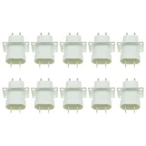 10 PCS 4 멘트 핀 소켓 전자 레인지 마그네트론 플러그 소켓 커넥터 A6HB