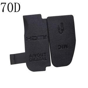 1세트 Canon EOS 5D 6D 7D 600D 카메라 용 새 USB/HDMI 호환 DC IN/VIDEO OUT 고무 도어 하단 커버