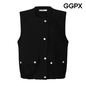 [GGPX] 밑단 밴딩 베이직 베스트 (GQ4VT009F)