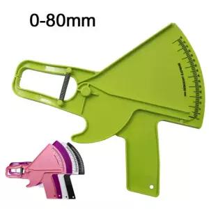 정밀 스킨폴드 켈리퍼 측정, 체지방 피부 주름 두께 1.0mm, 최대 80mm 5 가지 White