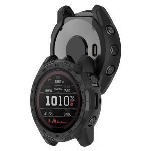 Garmin Fenix 7X 프로 6X 5X Tactix 7 6 5 2 용 TPU 케이스 실리콘 투명
