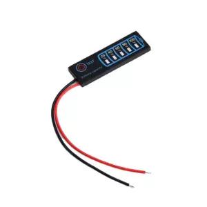 DC5-30V 배터리 용량 표시기, LED 디스플레이 테스터, 보조배터리 18650 리튬 5Pcs