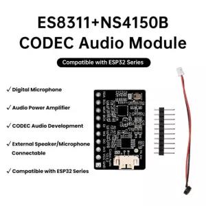 ESP32-C3/S3 개발 보드용 온보드 마이크가 있는 디지털 파워 앰프 오디오 모듈 ES Type 1