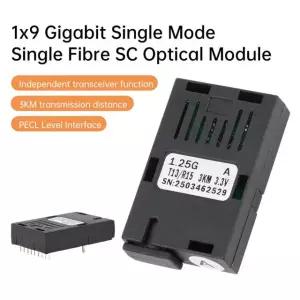 1 9 광섬유 트랜시버 모듈 1.25G 1310nm/1550nm 1000M 기가비트 SC A