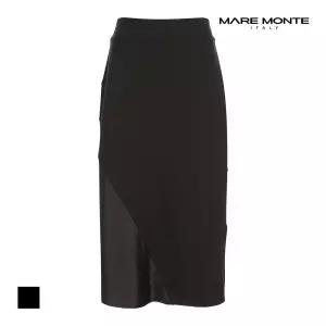 [마레몬떼] 새틴배색 A라인스커트_M244MSK26D0