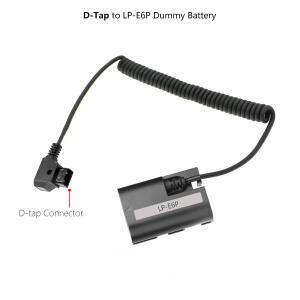 프로브티 D-Tap to LP-E6D USB-C 더미 배터리 케이블 캐논 호환 EOS 5D Mark IV 6D II 80D R5 R6 R7 용