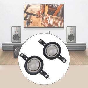 25.4mm 돔 트위터 보이스 코일 혼 다이어프램 드라이버 25 코어 실크 필름 고음 링 5.4OHM DIY 2개