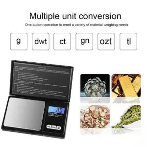 미니 전자 저울 포켓 디지털 (금, 스털링 실버, 보석 측정용) 정밀 200/500gX0. 500g0.01