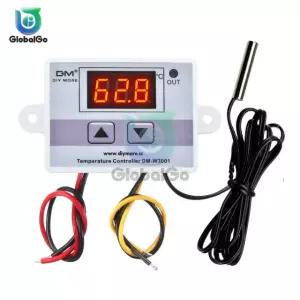 XH-W3001 w3001 led 디지털 온도 조절기 테스터 스마트 서모 스탯 센서 컨트롤 DC 12V