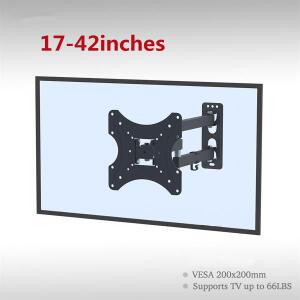 TV 모니터 거치대 LCD LED 벽걸이 브래킷 조절식 화면 홀더 프레임 17-42인치