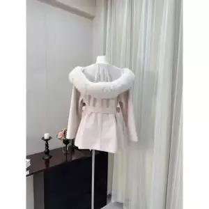 모직 해서웨이 리버시블 퍼 코트 한정판 여자모직코트 오털 탈부착 ible1