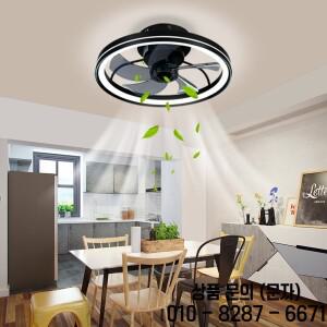 리모컨 LED 램프 선풍기 스마트 무소음 천장 침실 3 in 1