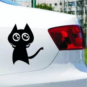 고양이눈망울 자동차 튜닝 스티커 /2p SUV 스크래치 데칼 외관
