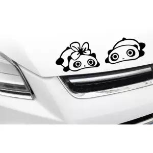 판다곰 차량외관꾸미기 스티커/2p DIY SUV 자동차튜닝 데칼 RV