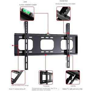 80kg 범용 TV 벽걸이 브래킷 고정형 평면 프레임 32-85인치 LCD LED 모니터 스탠드 홀더