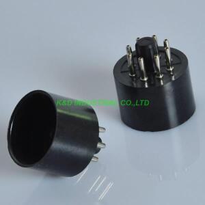 2pcss S8AES 빈티지 베이클라이트 8Pin 진공관 소켓베이스 KT88 EL34 5881 5U4G 기타 앰프 diy 부품