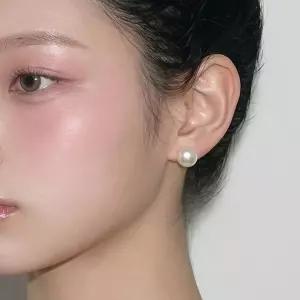 실버 925 담수 진주 귀걸이 5mm 6mm 8mm 10mm