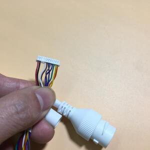 이더넷 Lan 케이블 PoE RJ45 네트워크 돔 hikvision ip 카메라용 12핀 10 코어