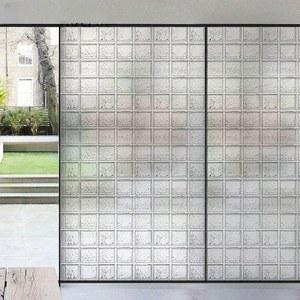 유리블럭 시트지 벽돌모양 60X90CM 모루 시공 자외선 셀프 불투명 01