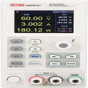 UNI-T UDP6721 180W DC 스위칭 전원 공급 장치 60V/8A 벤치 단일 채널 2.8인치 TFT LCD 디스플레이 소형