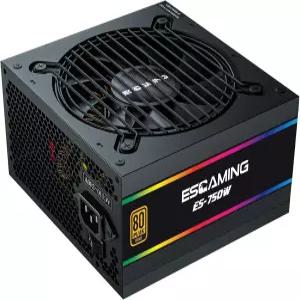 750W 전원 공급 장치 80 플러스 골드 액티브 PFC 비모듈러 게이밍 PSU
