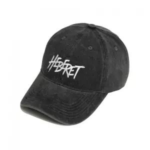 HEBERET 스케치 스톤 워시드 볼캡-차콜