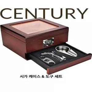원목 시가 보관함 삼나무 여행용 담배 케이스 세트